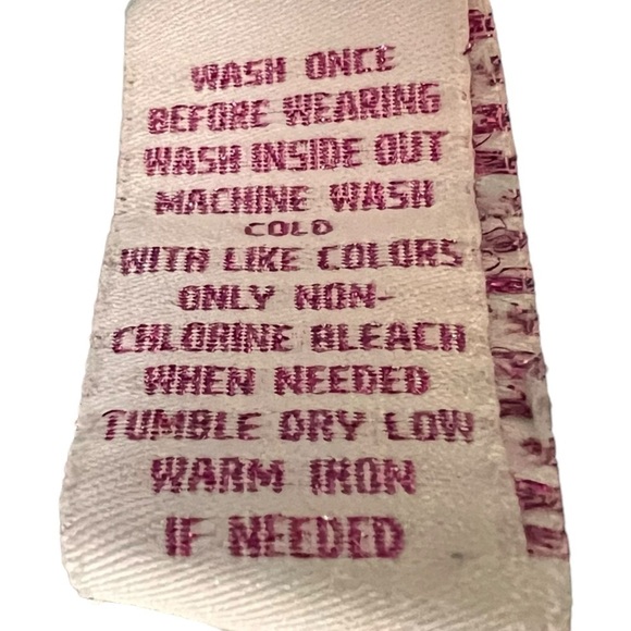 NWOT Candie's Sexy Low Rider Dark Blue Jeans Hand Painted Pockets Size 7 - Picture 7 of 8